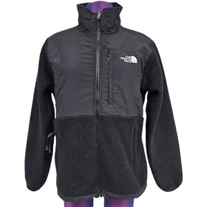 North Face Denali Polartec Black Fleece Full Zip Jacket‎ Size Medium Women's Q51